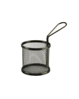 Mini Fryer Basket W/o Base Black