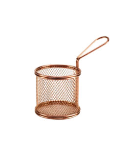 Mini Fryer Basket W/o Base Copper