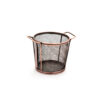 Double Handle Mini Serving Basket Antique Copper