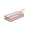 Rectangle Frying Basket Antique Copper Finish