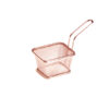 Rectangle Serving Basket Copper