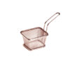 Rectangle Serving Basket Antique Copper