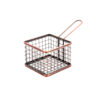 Square Serving Basket Copper